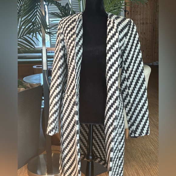 Wool and possibly mohair Tocca herringbone coat jacket blazer - Picture 2 of 11